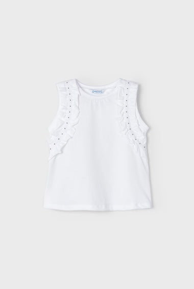 Camiseta tirantes tachuelas niña