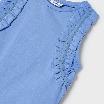 Camiseta tirantes tachuelas niña