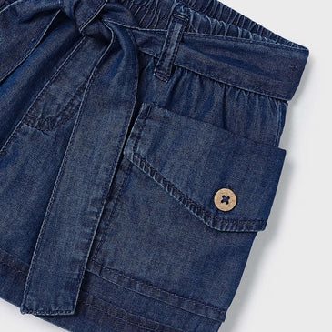 Pantalon corto algodon tencel