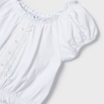 Conj. short volantes