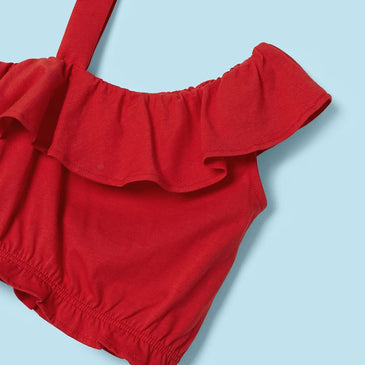 Conj. short punto crepe