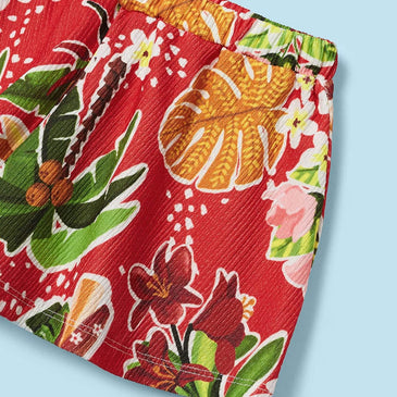 Conj. short punto crepe