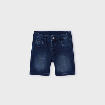 Bermuda soft denim oscuro 5b niño