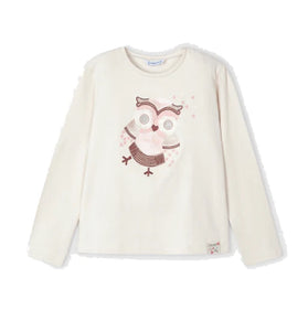 Camiseta buho niña