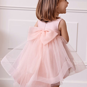 Vestido tul fantasia brillo