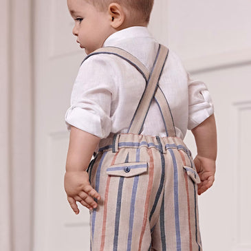 Conjunto camisa bermuda tirantes