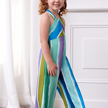 Mono saten rayas multicolor