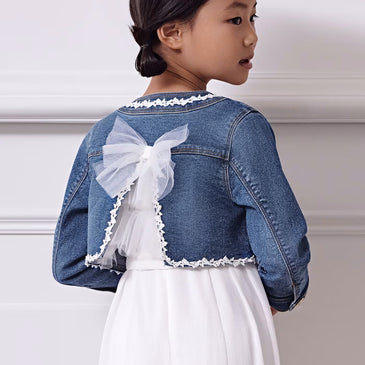 Cazadora denim aplicaciones