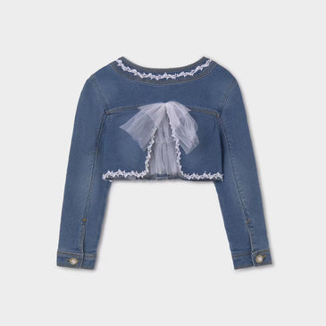 Cazadora denim aplicaciones