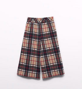 Culotte cuadros punto niña