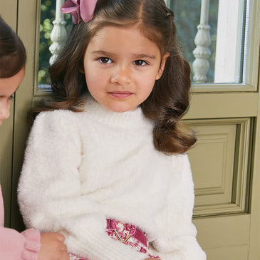 Jersey tricot pelo niña