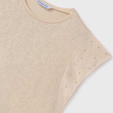 Camiseta tirantes tachuelas niña