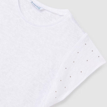 Camiseta tirantes tachuelas niña