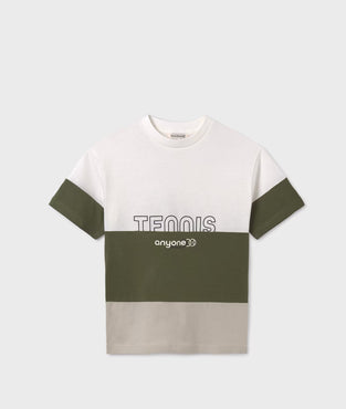 Camiseta tennis rayas niño