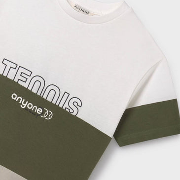 Camiseta tennis rayas niño