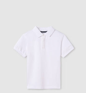 Polo m/c contrastes pique