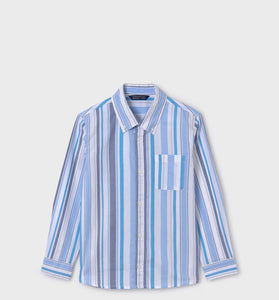 Camisa de rayas oxford