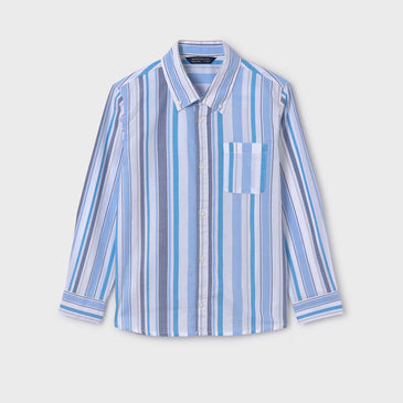 Camisa de rayas oxford