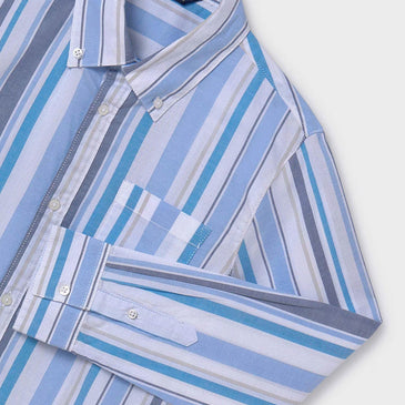 Camisa de rayas oxford