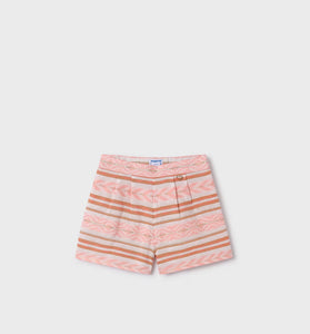 Pantalon corto jacquard