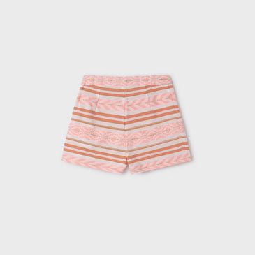 Pantalon corto jacquard